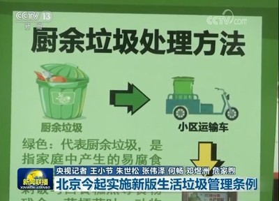 北京5月1日起實施新版生活垃圾管理條例 城市生活垃圾經營服務邁入新階段